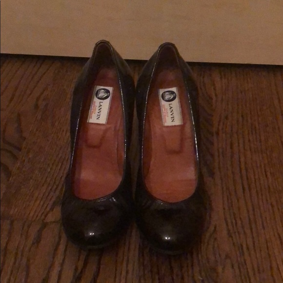 Lavin Patton leather ballerina toe shoe - Picture 1 of 7